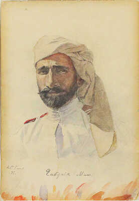 Кустодиев Борис Михайлович. Габуния. Портрет военного